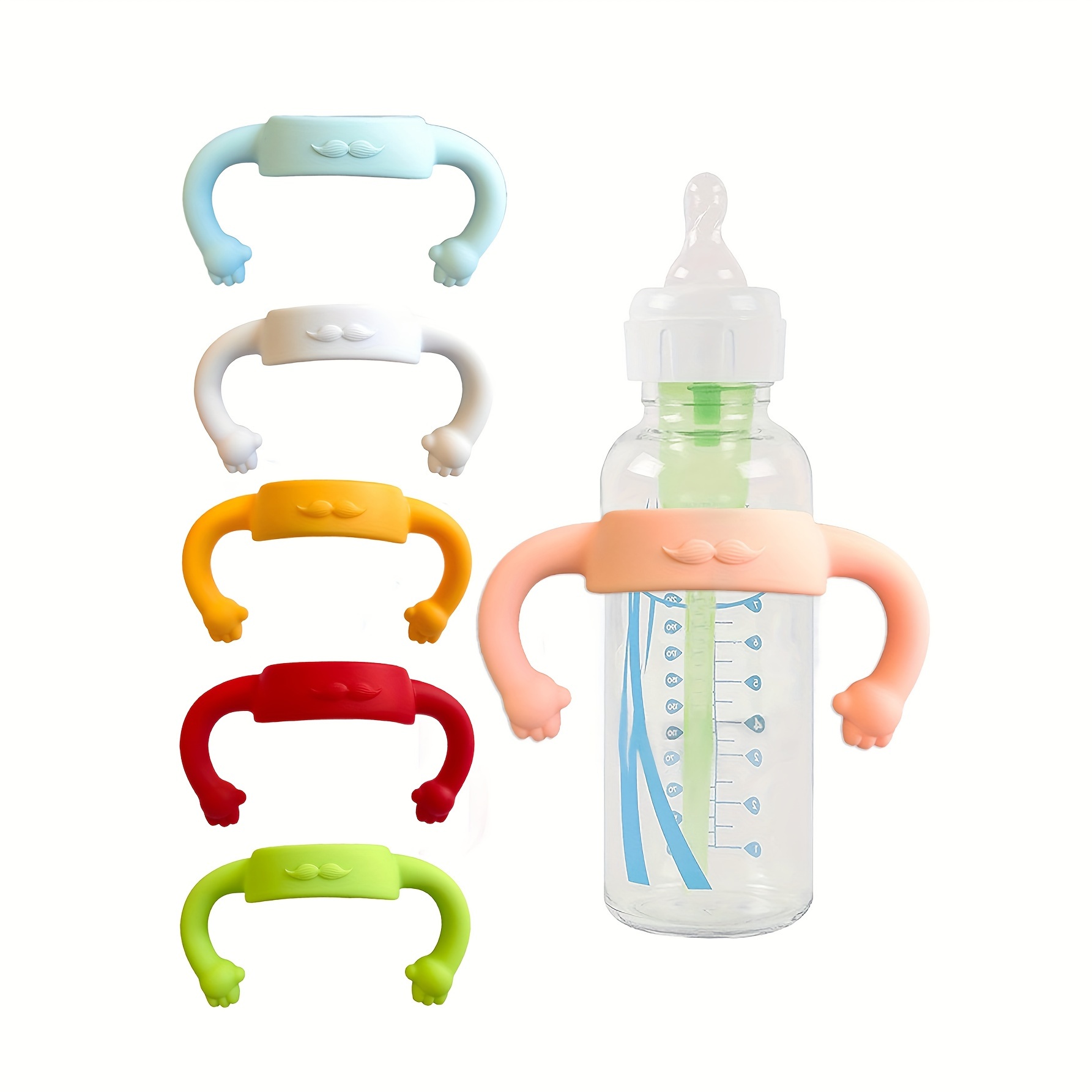Baby Food Bottle - Little-hand Silicone Universal Baby Bottle Handle