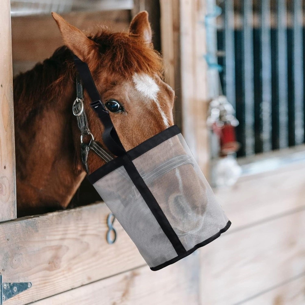 Multi-color Leak-Proof Horse F - Mesh Feeder Bag ulasan dan harga