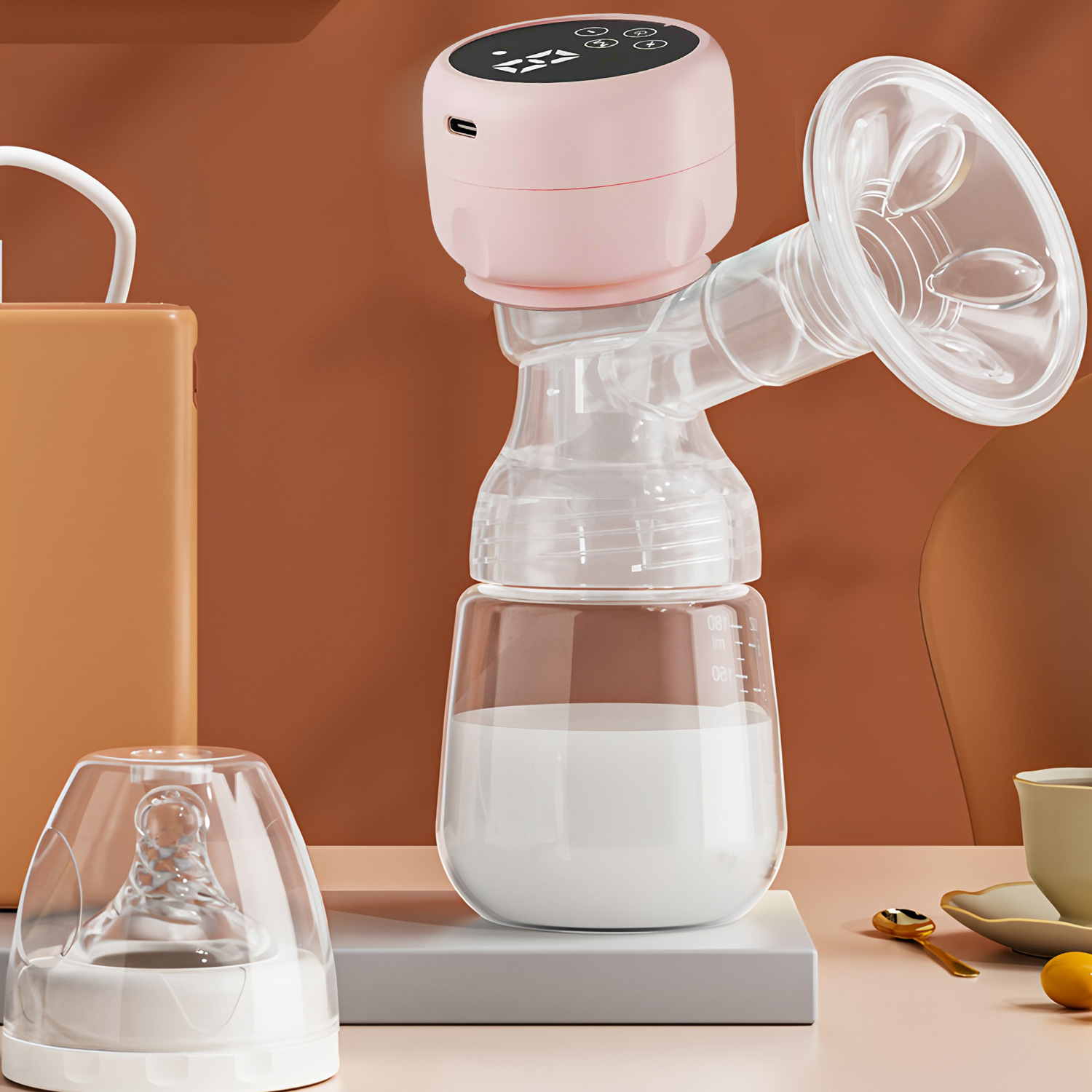 2-IN-1 Electric Breast Pump Po - Baby Food Bottle ulasan dan harga