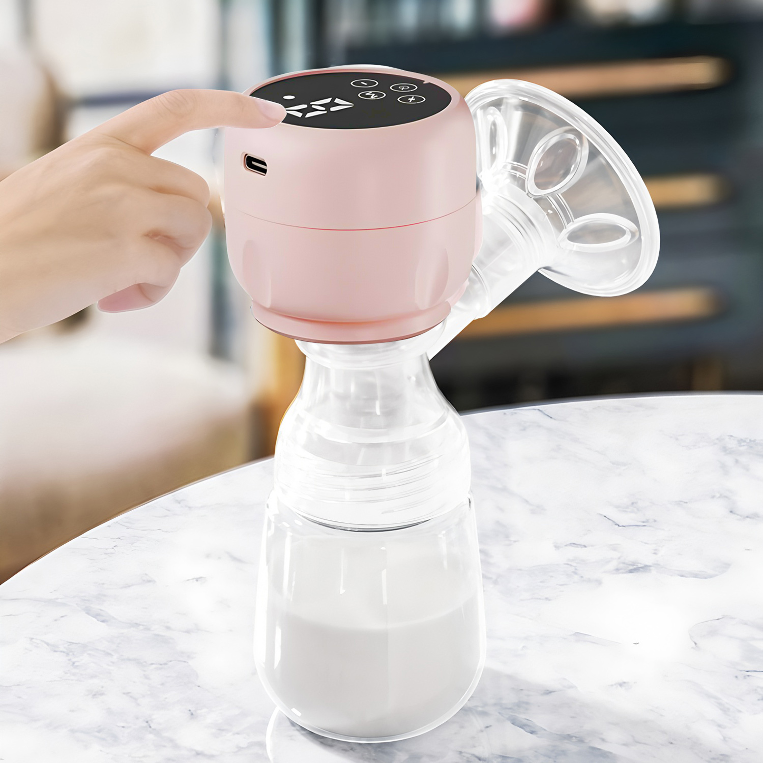 2-IN-1 Electric Breast Pump Po - Baby Food Bottle ulasan dan harga