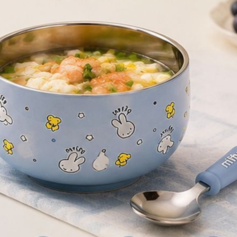 Cartoon Kawaii Miffy Stainless - Baby Food In Japan ulasan dan harga