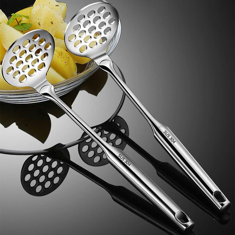 Potato Masher Stainless Steel  - Baby Food With Meat ulasan dan harga