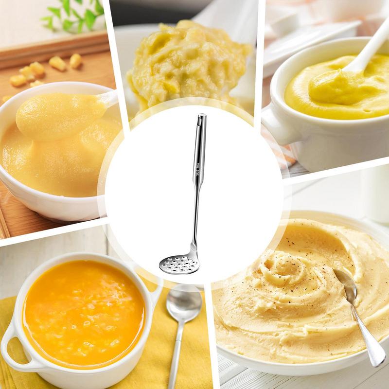 Potato Masher Stainless Steel  - Baby Food With Meat ulasan dan harga