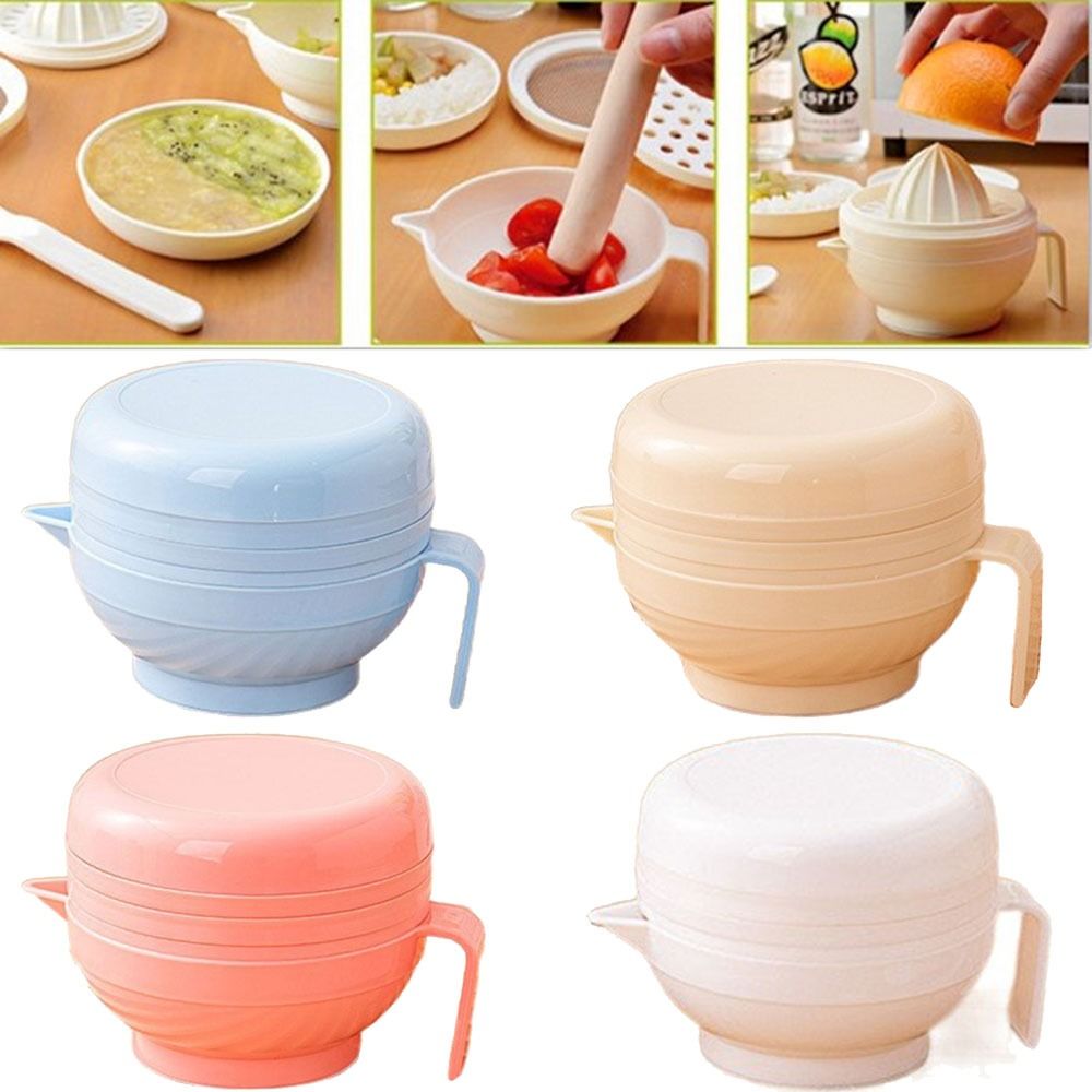 7Pcs Portable Food Grinding Bo - Baby Food Grinder ulasan dan harga