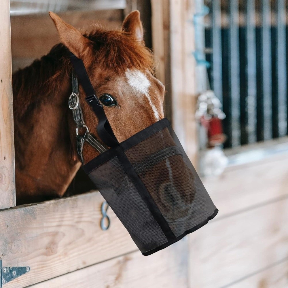 Multi-color Leak-Proof Horse F - Mesh Feeder Bag ulasan dan harga