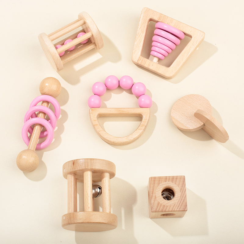 Montessori Wooden Toys Colorfu - Dry Food Baby ulasan dan harga