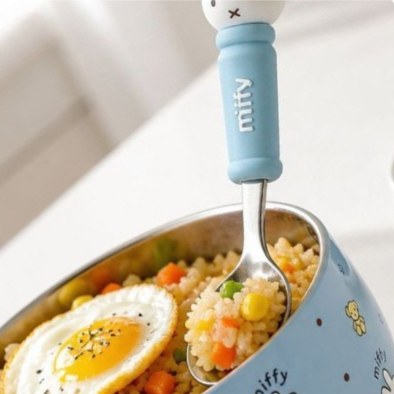 Cartoon Kawaii Miffy Stainless - Baby Food In Japan ulasan dan harga