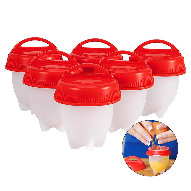 3/6pcs BPA Free Silicone Egg B - Baby Food Egg ulasan dan harga