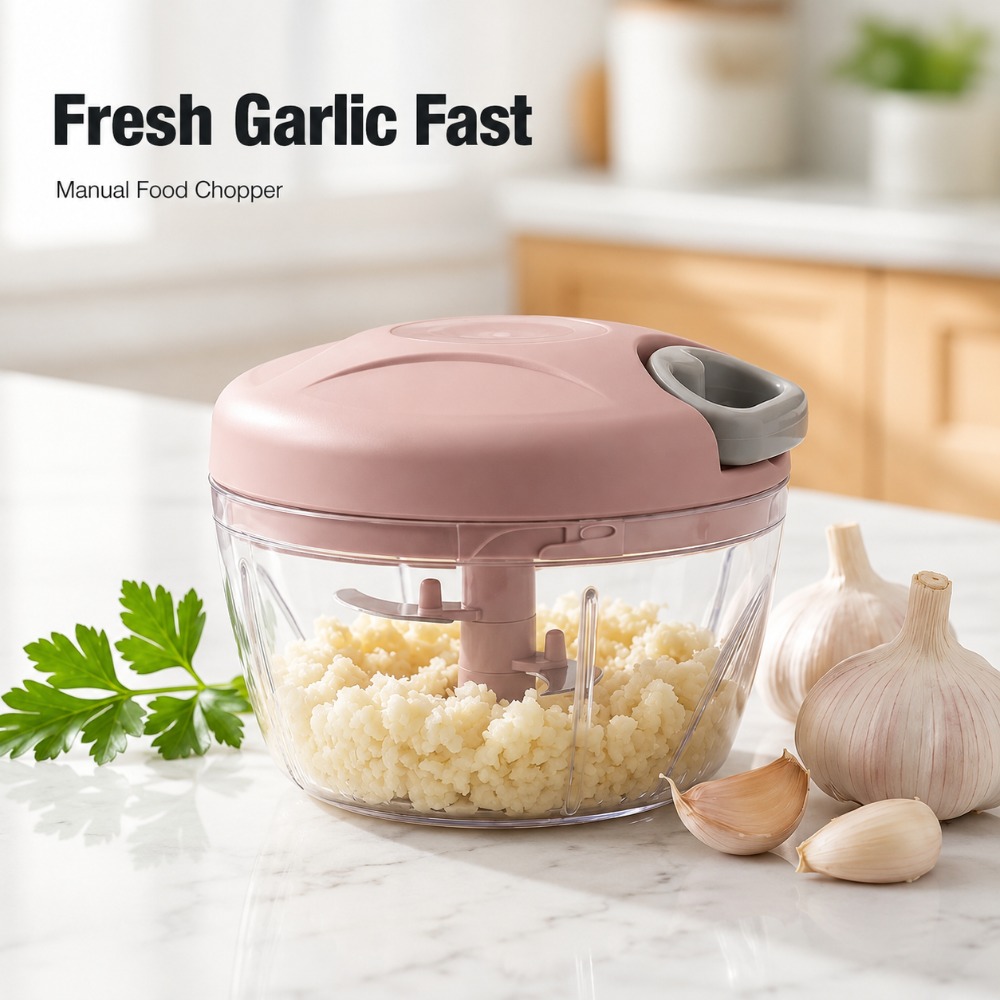 Manual Pull String Garlic Minc - Baby Food With Meat ulasan dan harga