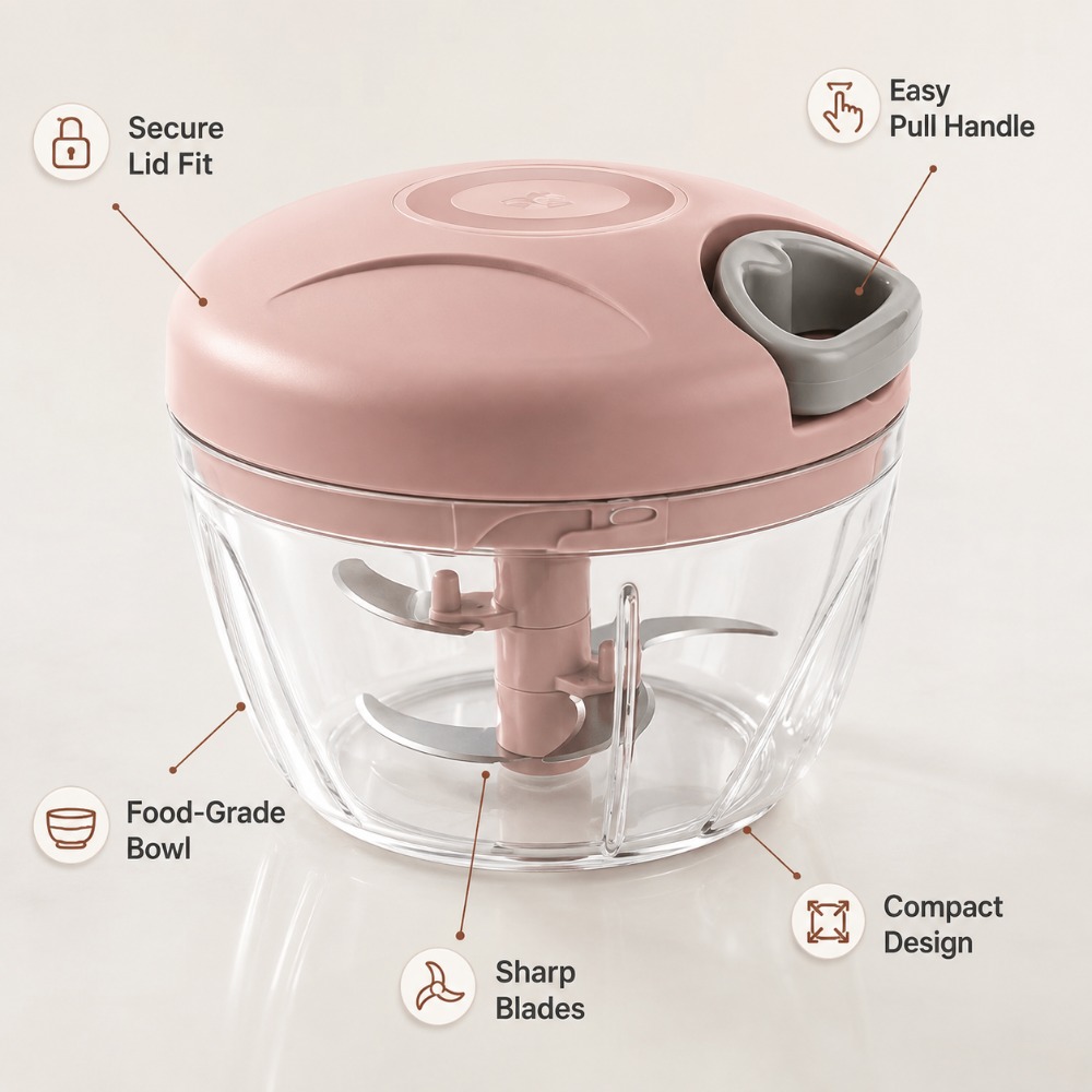 Manual Pull String Garlic Minc - Baby Food With Meat ulasan dan harga