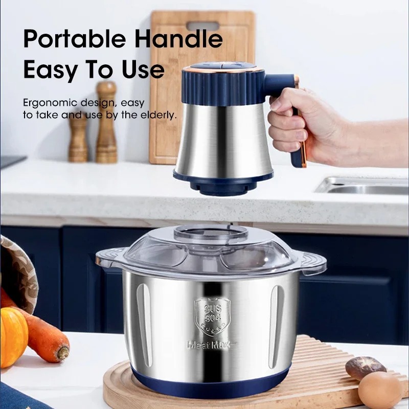 5L Electric Meat Grinder Large - Baby Food With Meat ulasan dan harga