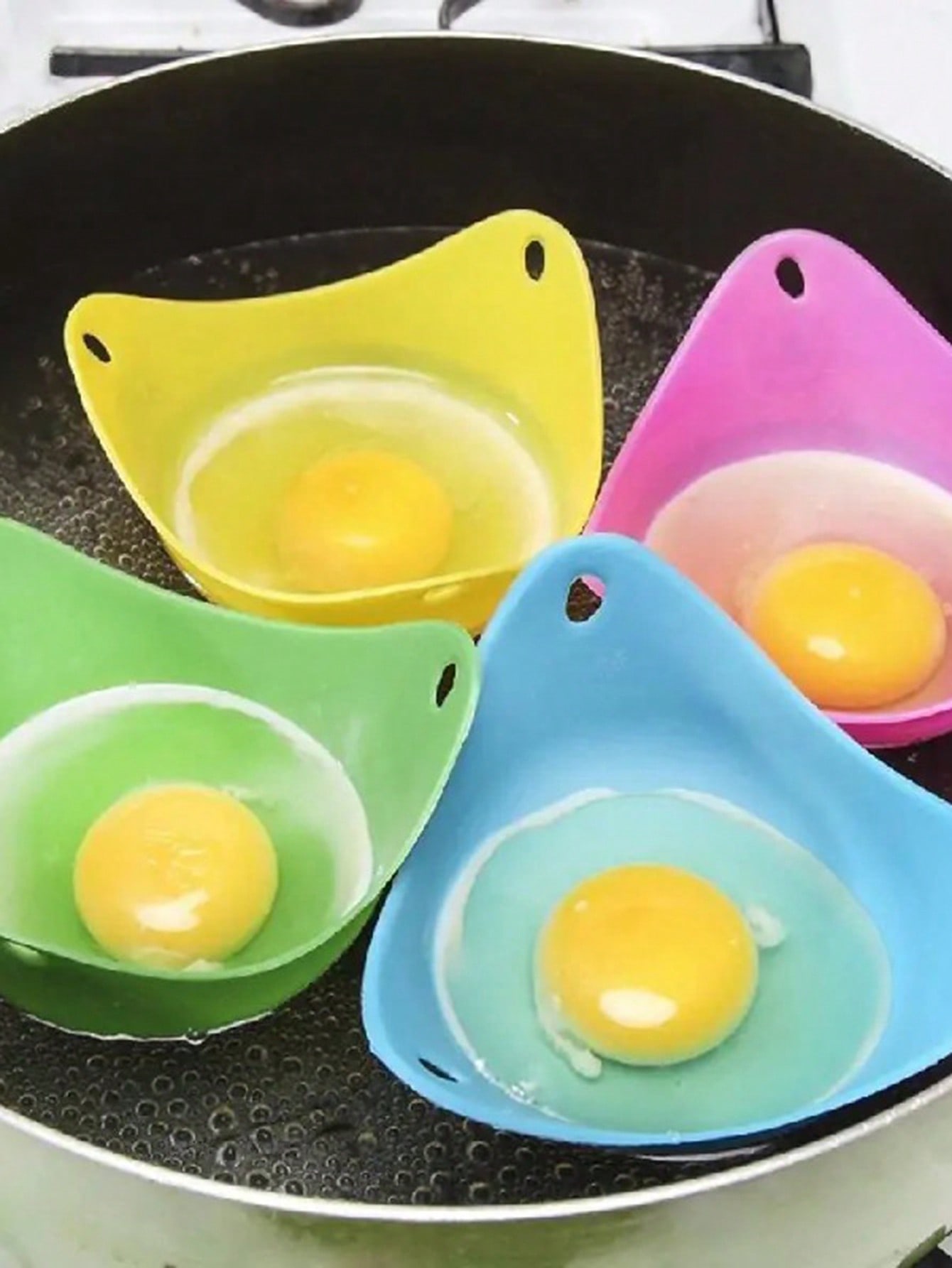 4pcs In Random Colors Egg Boil - Baby Food Egg ulasan dan harga