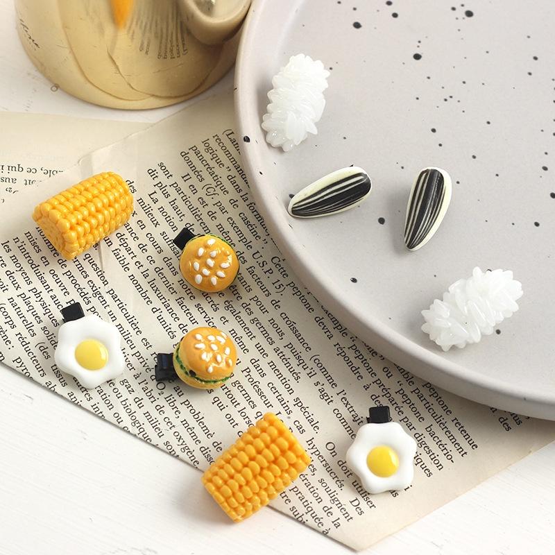 10Pcs Funny Novelty Hair Pin F - Baby Food Egg ulasan dan harga